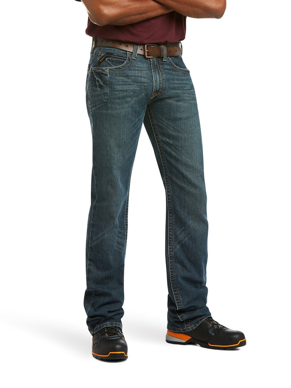 Mens Ariat Jeans M5 Straight Leg Rebar 40x32